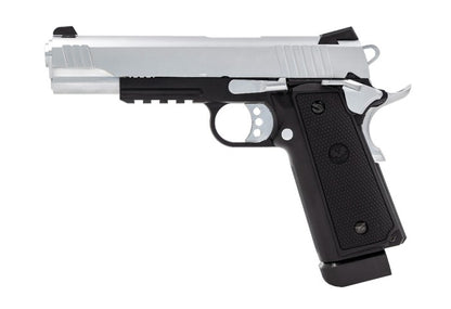 R14-R GBB PISTOL SILVER & BLACK (Competition Ended)