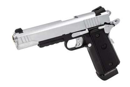 R14-R GBB PISTOL SILVER & BLACK (Competition Ended)