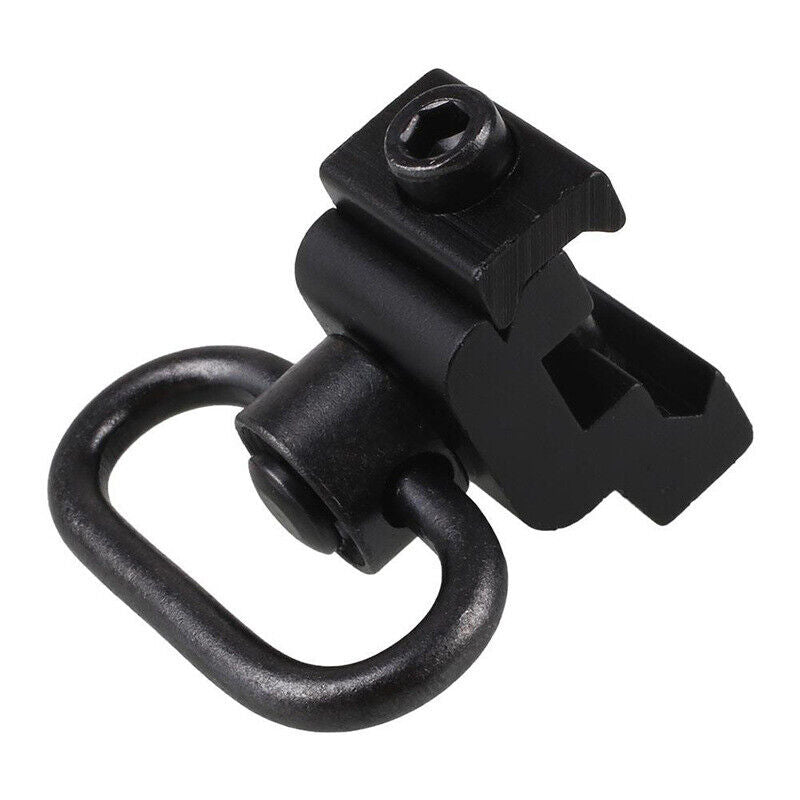 Quick Detach Sling Mount Swivel QD Adapter for 20mm Weaver Rails Rifle Gun Rail