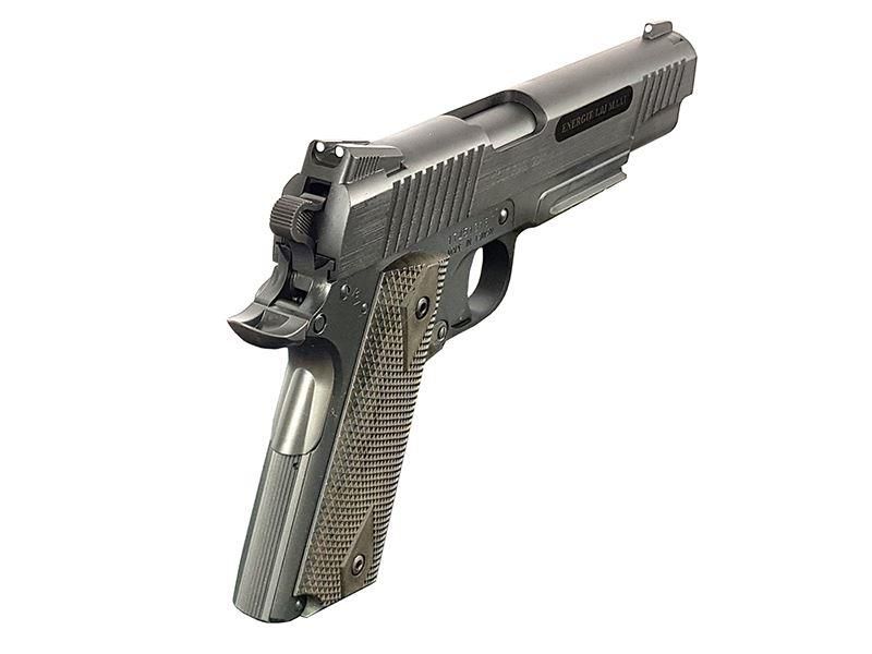 Cybergun Colt 1911 (Rail) Co2 Pistol (Black - Fixed Metal Slide)