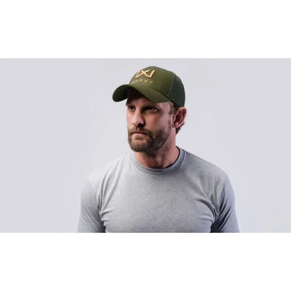 Wiley X Trucker Cap (WX Logo) - Olive