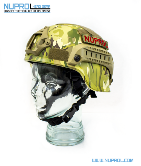NUPROL MICH 2000 RAILED HELMET MULTI
