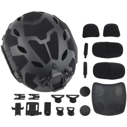 NP FAST RAILED SF AIR HELMET - BLACK
