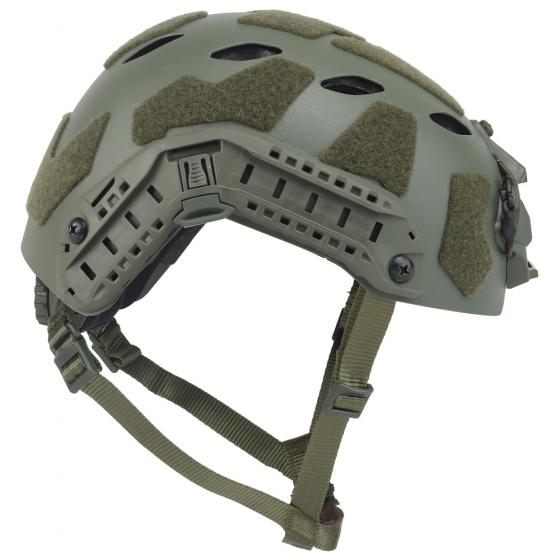 NP FAST RAILED SF AIR HELMET - GREEN