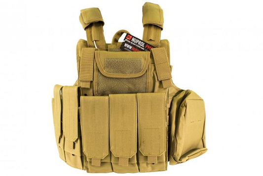 NUPROL RTG TACTICAL VEST - TAN