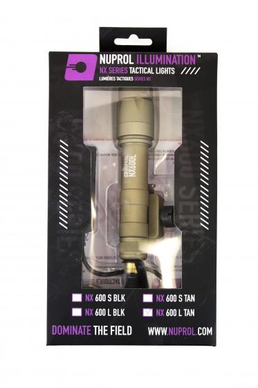 NUPROL NX600L WEAPON LIGHT - TAN