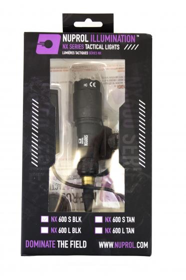 NUPROL NX600S WEAPON LIGHT - BLACK