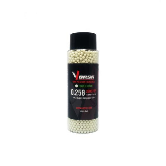 VORSK TRACER GREEN 0.25G 3600RD BOTTLE